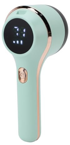 Haofy Levapelucchi, Levapelucchi Elettrico Ricaricabile per Tessuto Senza Fili, Levapelucchi per Maglioni con 6 Lame, 3 velocità per Vestiti, Mobili (Green)