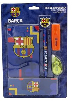 CYPBRANDS FC Barcelona, brevpapper, skolmaterial, skrivning, Barca, officiell produkt