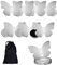 LUNEKUCK 8 Pcs Poids de Nappe de Table 53g Exterieur Poids Nappe Magnétique Acier Inoxydable Pince magnétique pour Nappe (Papillon)