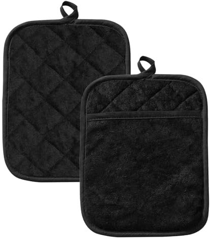 Guanti da forno, resistenti al calore, guanti presine, guanti da forno, guanti da cucina in cotone, guanti da forno per cucinare, cuocere al forno, grigliare, accessori cucina