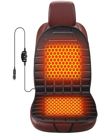 Wizvox Cuscino Auto Sedile, Controllo Intelligente A Due Livelli Proteggi Sedile Auto, Universale Antiscivolo Seduta Sedili Auto, Adatto per Il Viaggio,Nr.3-2Packung
