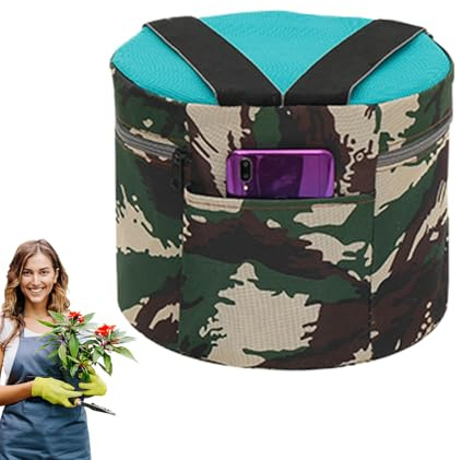 Portable Chair Stool Wearable Foam Seat for Work | Wearable Gardening Stool for Farm Outdoor Fishing Camping Travel Patio Backyard Agriculture