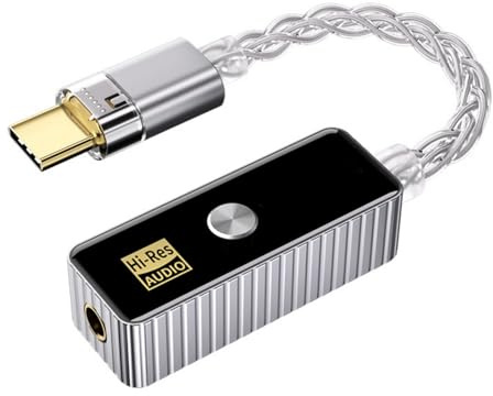 Amplificatore per cuffie USB C tipo C piccolo 3,5 mm senza perdita di udito smartphone PC portatile
