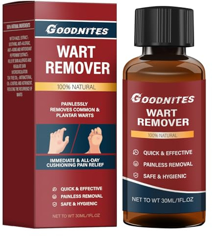 Fast Acting Wart Remover, Verruca Remover, Gentle Removal of Common Warts, Plantar Warts, Corn and Calluse, Suitable for Hands and Feet, Trusted by The Whole Family, 30ML