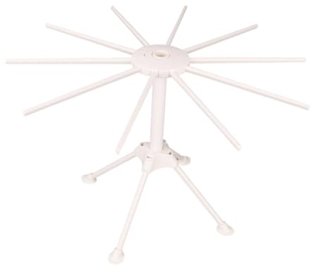 LIFKOME Support Pliable pour Pâtes avec Bras de Suspension Séchoir à Nouilles Multifonction pour Spaghetti Tagliatelle Fettuccine Rangement Compact Facile à Plier et Transporter pour