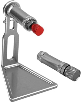 KiBcsLic Equilibratrice per Pneumatici Strumento per Bilanciare Ricambio per Auto Base Supporto Stabile per Cerchioni in Metallo per Mozzi 12mm E 17mm per Uso, Grigio