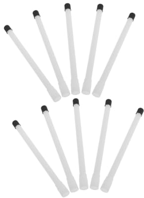 Mipcase Extensores de Válvula de Neumático 10 Piezas de Plástico Blanco