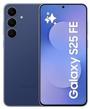 Samsung Galaxy S25 FE 256GB Navy AI Smartphone ohne Vertrag, AI Handy mit Android 15, 8 GB RAM, 256 GB Speicher ohne Simlock