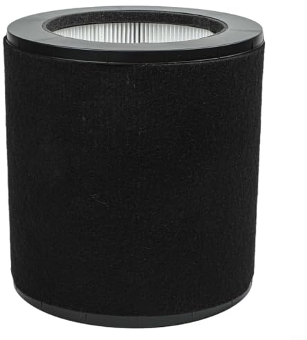Filtro a carbone attivo di ricambio per TaoTronics per purificatore d'aria TT-AP008, neutralizzazione efficace e filtrazione delle particelle per uso domestico e ufficio