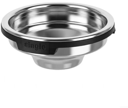 Zeroupshop Cesta de filtro de café de acero inoxidable de doble capa presurizada de taza individual/doble compatible con máquinas espresso NJ ES501 ES601 ES655 ES701 (taza individual)