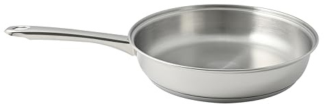 Artame ART90524 NORDICO, Poêle à frire Ø 24 cm, Triple fond, Poignée résistante à la chaleur, Fond lisse, Tous feux dont induction, Tout Inox