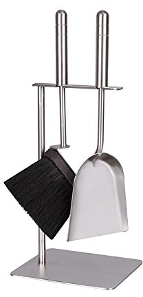Schössmetall Kamingarnitur 2-teilig Camino-1|Edelstahl matt | 04570740