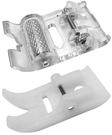 ZickZackNaehmaschine Rollenfuß und Teflonfuß (Antihaftfuß Gleitfuß) Nähfuß für Brother Innovis Nähmaschinen