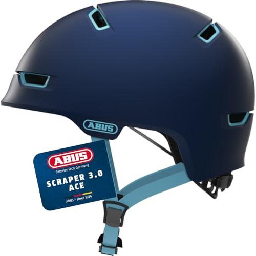 ABUS Stadthelm Scraper 3.0 ACE - Robuster Fahrradhelm für den Stadtverkehr - für Damen und Herren
