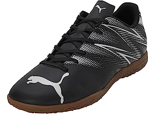 Puma Men Attacanto It Soccer Shoes, Puma Black-Silver Mist, 44.5 EU