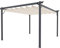 Gazebo Pergola 3 x 4 M Pergolato Con Telo Impermeabile, Struttura In Acciaio Per Giardino Terrazzo Piscina Esterno Fiere Campeggio Design Moderno Koloa Colore Beige