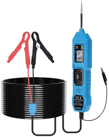 Vegena Power Circuit Probe Kit, 3.5-36V Circuit Tester, Em285 Automotive Circuit Testers, Voltage Tester Car Electrical Tester Test Light Electrical System Diagnostics Tool With Led Indicator(Blue)