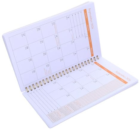 DIYEAH Planer Für Tägliche Aufgaben Wochen Und Monatsplaner Notizbuch Mit Spiralbindung Planungskalender Für Studenten Und Berufstätige Mehrjahresplaner Für Organisation