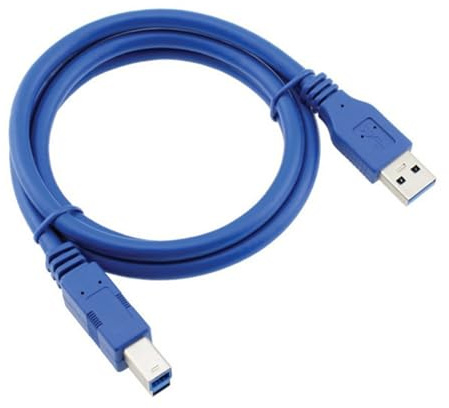 Rudiaoa USB3.0 Cable Impresora Velocidad Rápida con Enchufes Resistentes A Corrosión Larga para Impresoras Computadora Cable Conexión Duro