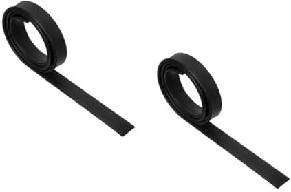 POPETPOP 2 Stück Glaswischerleiste Streifen groß Produkt fegen waschen fensterputzer glasbürste Scheibenreiniger Fensterabzieher glasschaber Fensterwischer Profi Kleine Rakel Gummi Black
