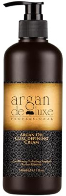 Arganöl Curl definierende Creme – Anti-Frizz, definiert & verstärkt, intensive Feuchtigkeit mit Argania Spinosa Öl – glatte, glänzende & elastische Haare – Curl Memory Technologie – 240 ml