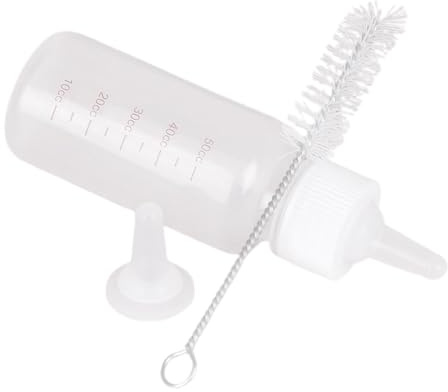Feeding Bottle for Cat Babies, 50 ml Puppy Drinking Bottle Set, Leak-Proof Pet Bottle for Small Animals, Kittens, Hamsters, Squirrel, , Camping, Travel