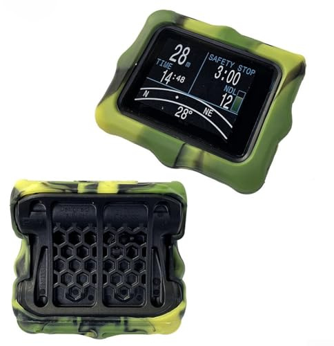 Tauchcomputer-Silikonhülle für Shearwater Perdix, kratzfeste Schutzhülle, Scuba Gear Zubehör, Unterwasser-Computerhülle, Tauchausrüstung (Camouflage)