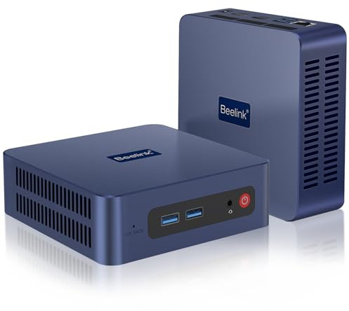 Beelink SER3 Mini PC AMD Ryzen 3 3200U (2C/4T) up to 3.5GHz, 16GB DDR4 2400MT/s 500GB PCIE3.0 SSD Graphics 3core 1200 MHz, Mini Desktop Computer Support Dual HDMI 4K Display/1000Mbps LAN/BT5.0/USB3.2