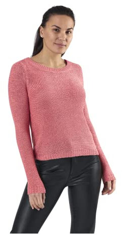 Only Onlgeena Xo L/S Jersey Knt Noos Suéter, Tea Rose, L Mujer