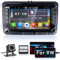 Hikity 2GB 32GB Android Autoradio für VW Golf 5 Golf 6 Skoda Polo Passat Tiguan Touran mit Navi, Wireless Carplay Android Auto 7 Zoll Bildschirm Bluetooth RDS FM Canbus Rückfahrkamera
