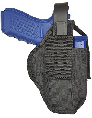 5-56.de AK05 Nylon Gürtel Holster für Glock 17 22 31 mit Mag Halter schwarz