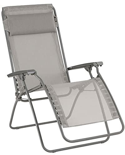 Lafuma MOBILIER - Zero-Gravity-Relaxliege-Garten - RClip - Batyline® Iso - Grau Terre LFM5169_8556-5 Jahre Garantie