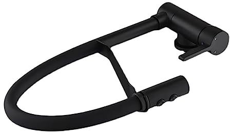 Schwarz Wasserhahn Küche Klappbar Vorfenster Küchenarmatur Messing Mischbatterie Küche Vorfenstermontage