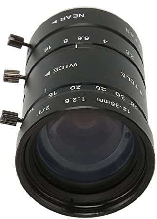 Zoomobjektiv, C-Mount, 2/3 Zoll, Geringe Verzerrung, Manuelle Blendenfokussierung, Großbildobjektiv
