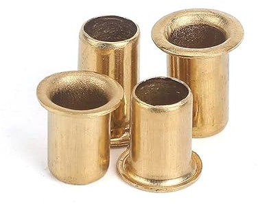Brass Tubular Rivets Thin Head Hollow Rivets-M2.5x2.5-50pcs