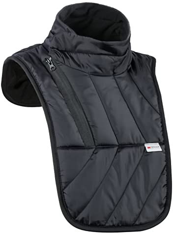 CuisinSmart Motorcycle Chest And Neck Warmer For Winter,Motorcycle Neck Warmer Scarves For Men Women Windproof Winter Neck Scarf Chest Protector Riding Accessories L/XL (long style) black
