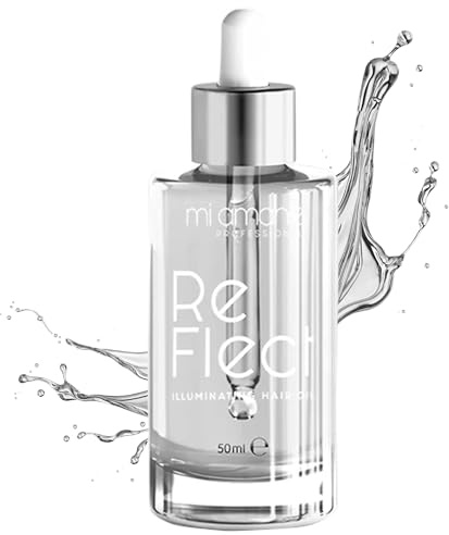 ReFlect Vegan Haaröl - Strahlender Glanz für trockenes Haar, mit leichter Formel, hair serum, Haarspitzenöl mit Arganöl für die Haarspitzenpflege. Mi Amante.