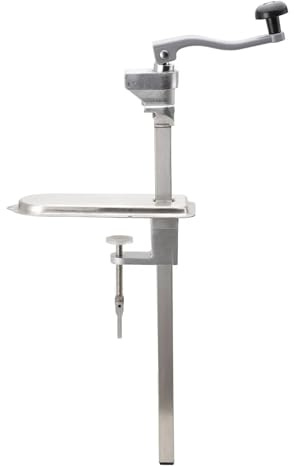 NICCOO Can Opener Manual Bench Tin Opener Commercial Can Opener Stainless Steel for Cans up to 36 cm / 14 inch