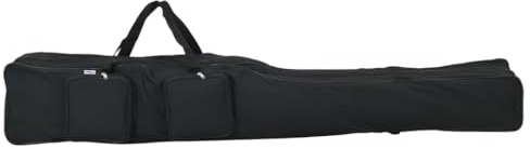 vidaXL Sac de Canne à pêche Noir 160 cm Tissu Oxford