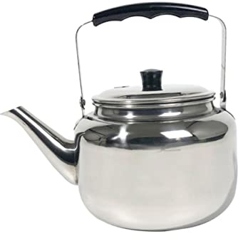 ELAYARD Hervidor De Agua 3l Tetera Silbato Acero Inoxidable Base Resistente Al Calor Utensilio De Cocina Práctico Para Cocinas De Inducción y Estufas De Gas