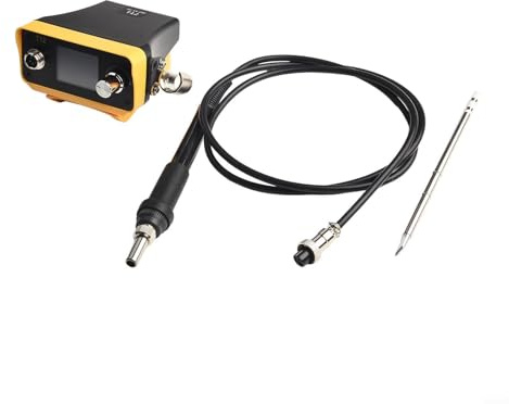 Cordless Digital Soldering Station with T12 Heating Core for 20V Max Li-ion Battery Packs, Adjustable Control and LCD Display for DIY Electronics
