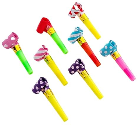 100 pezzi di fischietti divertenti for bambini, for feste compleanno, giocattoli for Per Feste Natale