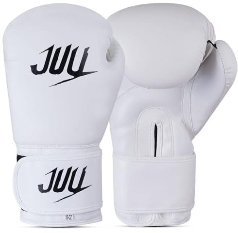 Juu Premium Boxing Gloves for Men & Women – Durable PU Leather Training Boxing Gloves for Sparring MMA Kick Boxing Muay Thai Heavy Bag & Fitness Workouts – Secure Wrist Support & Breathable Design