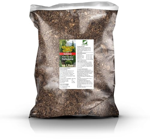 GREEN24 Tannen & Fichten Erde 10L - Profi Waldboden-Substrat für Nadelbäume im Topf & Garten - Waldboden Struktur