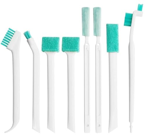 8 PCS Small Household Cleaning Brushes,Crevice Detail Cleaning Brush,Small Cleanings Brush for Deep Detail Crevice Cleaner,for Bathroom,Kitchen Corner Space Keyboard Bottle