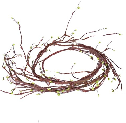 Vestamore 9.8 Ft Artificial Vine With 70 Branches, For Wedding Arch, Ceiling, Wall Decor, Bendable Diy Brown Pvc, Realistic Looking