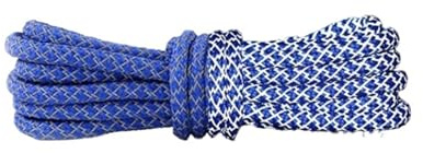 JFNKLFG 4 pares de cordones reflectantes 120 cm zapatos luminosos deportivos casuales accesorios redondos(Blue)