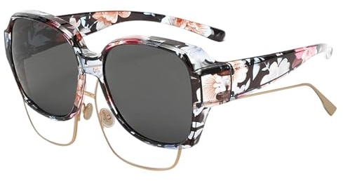 Wunuii Lunettes Solaires Polarisées | Protection UV400 Solaires Tendance,Lunettes De Sport,Idéal Pour Les Activités Estivales En Plein Air Pêche Golf Conduite Randonnée Et Marche