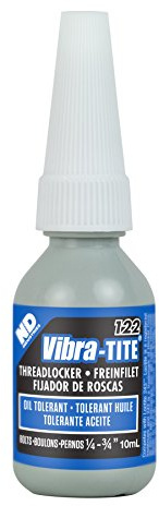 Vibra-TITE - 12210 122 Oil Tolerant Removable Anaerobic Threadlocker, 10ml Bottle, Blue