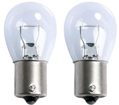 2 X 382 P21w Car Light Bulbs, Replace Indicator Bulb, Brake Light Bulbs, Stop And Tail Light Bulbs, Clear Light 12V BA15S 382 P21W Rear Break Light Bulbs, Replace Car Lights